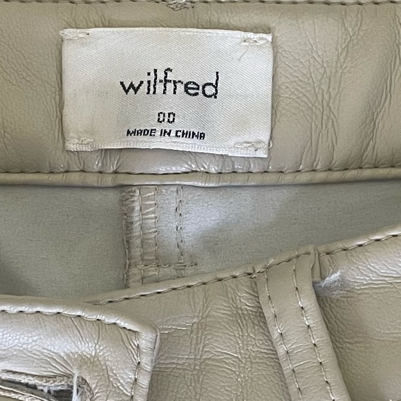 Aritzia Melina pants in colour sand white size 00 - Picture 2 of 3